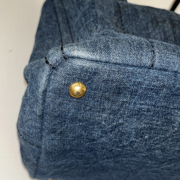 VGUC Denim Prada Tote ❌❌SOLD❌❌ - Picture 5 of 15